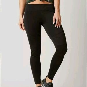 AFFLICTION Moto Speed Leggings in black  size Small